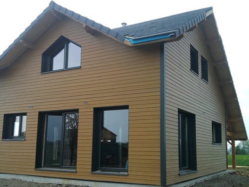 Maison en ossature bois à Chilly dans le Jura