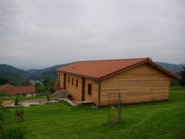 Maison en ossature bois aux Noës dans la Loire (42)