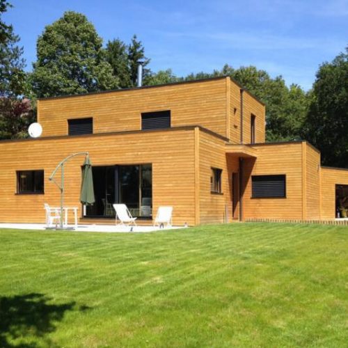 Maison d’architecte en ossature bois certifiée passive