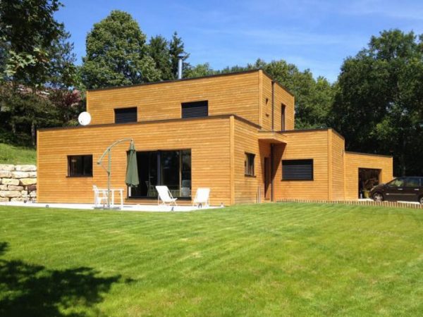 Maison d’architecte en ossature bois certifiée passive
